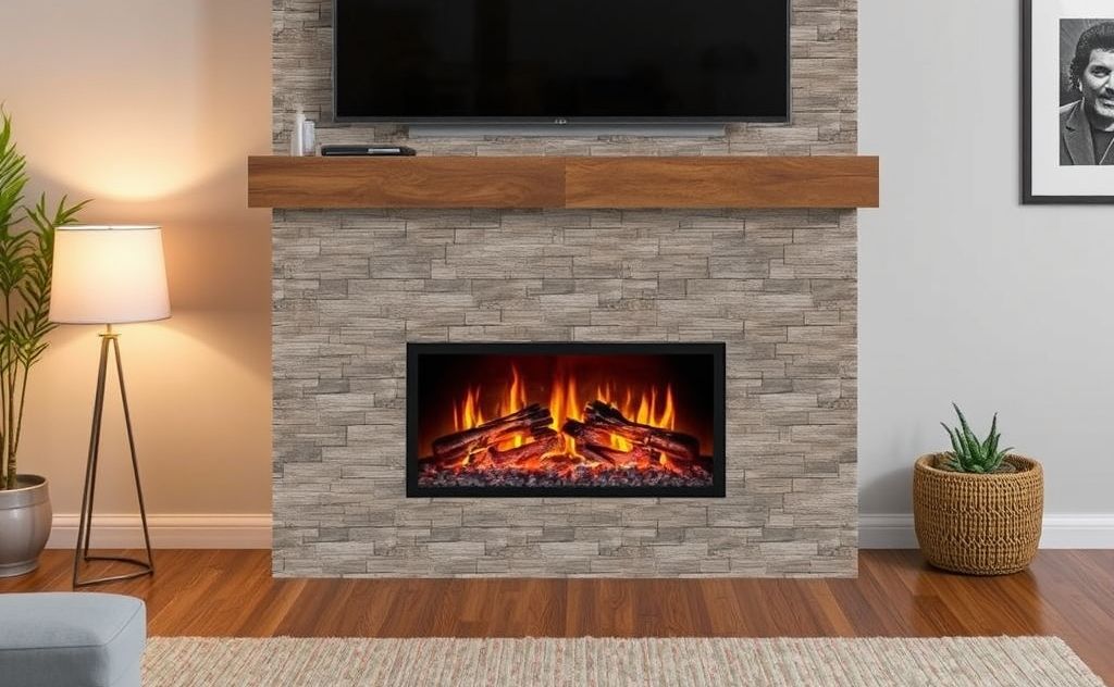 Surge protector safety for electric fireplaces