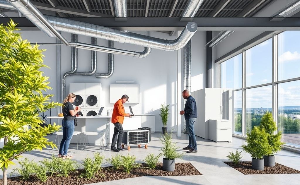 Sustainable HVAC design with teamwork and innovation