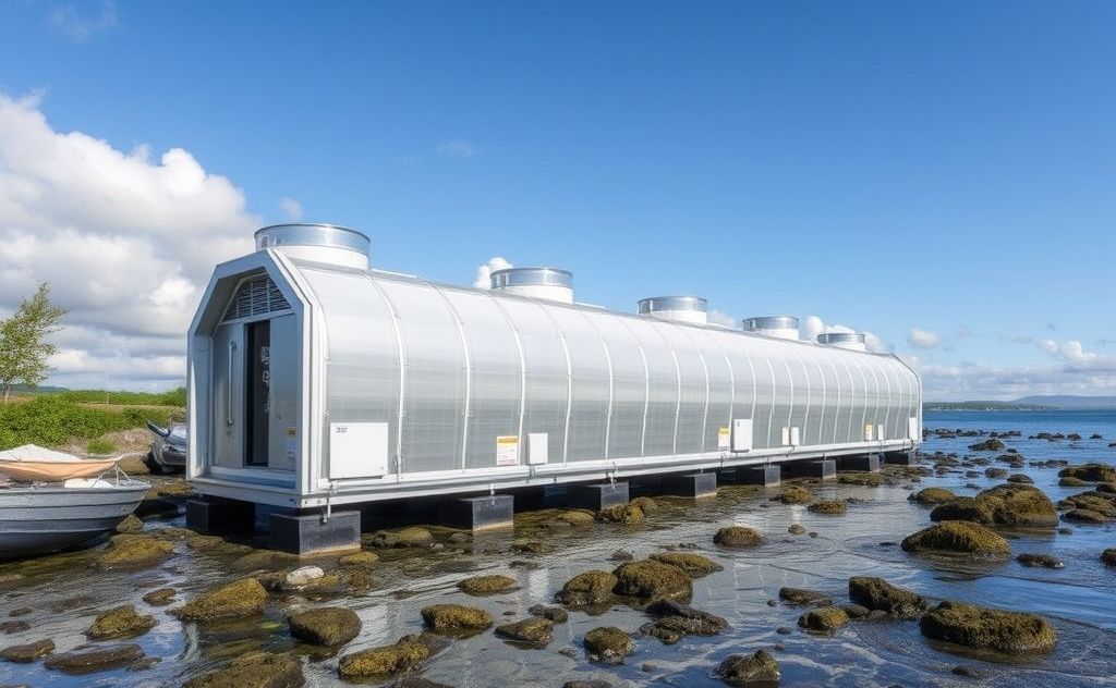 Sustainable HVAC powered by tidal energy solutions