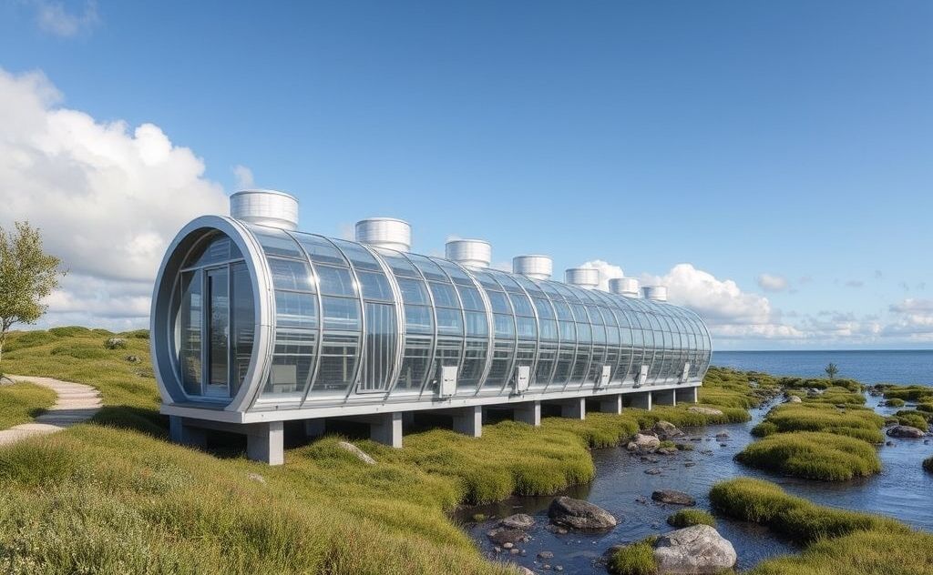 Sustainable HVAC powered by tidal energy