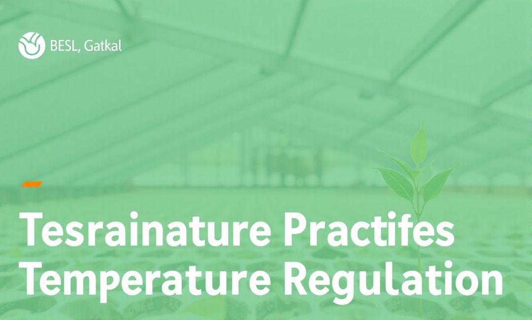 Sustainable Practices for Temperature Regulation