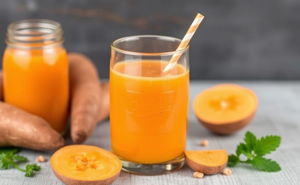Sweet potato juice benefits health and wellness