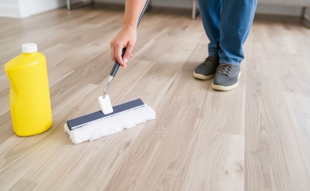Swiffer cleaning on vinyl plank flooring tips
