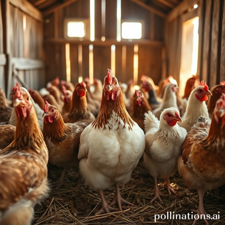 Chicken feeding signs