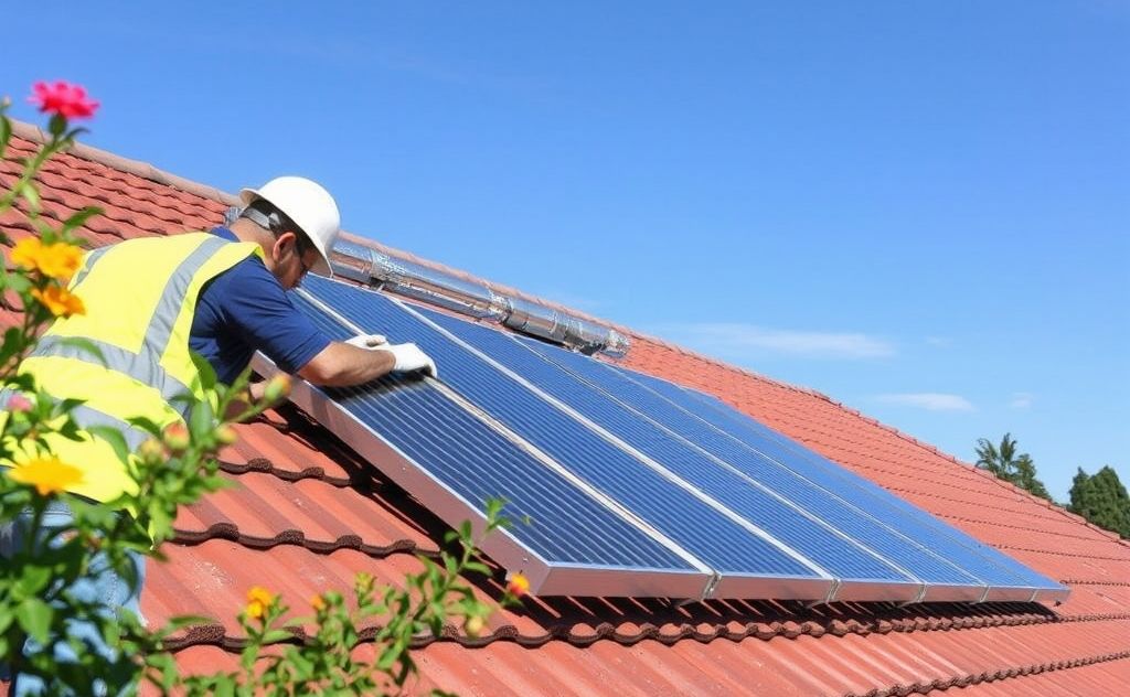 System maintenance for solar heater efficiency