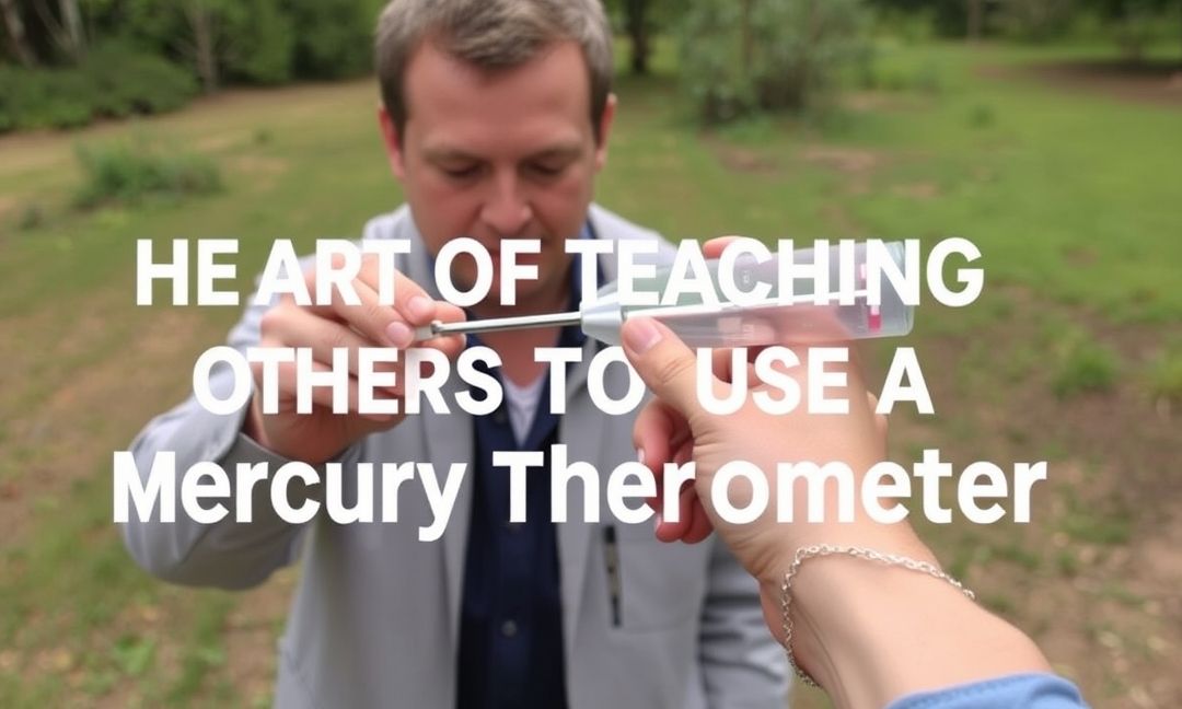 THE ART OF TEACHING OTHERS TO USE A MERCURY THERMOMETER