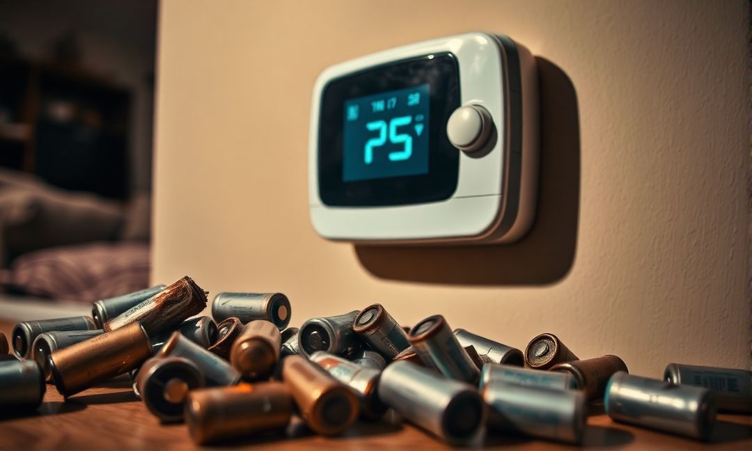 THE IMPACT OF DEAD BATTERIES ON THERMOSTAT FUNCTION