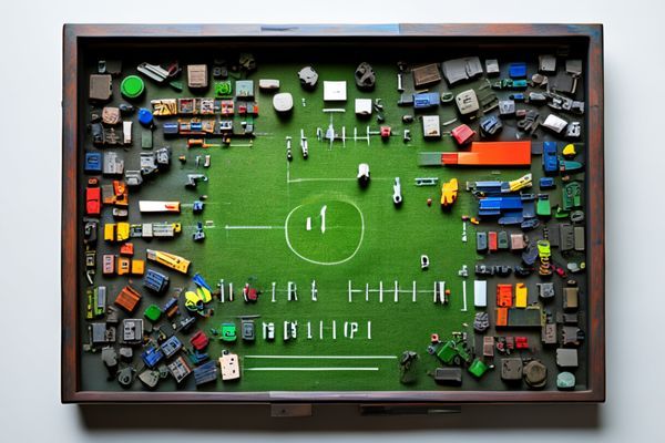 Tactical board showing formations for Man City vs Chelsea