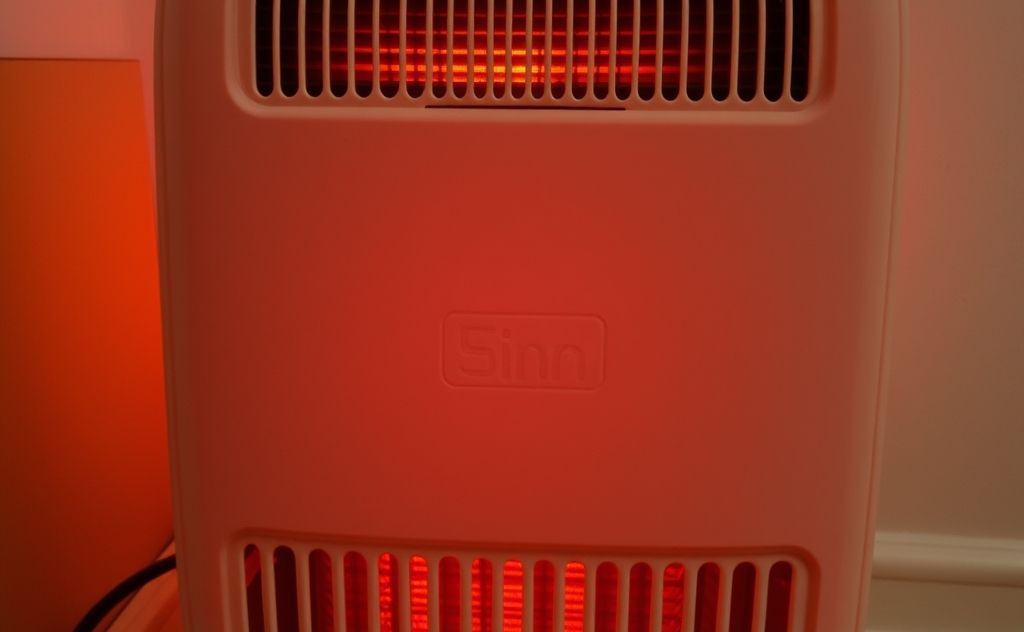Tan effects from a space heater's warmth