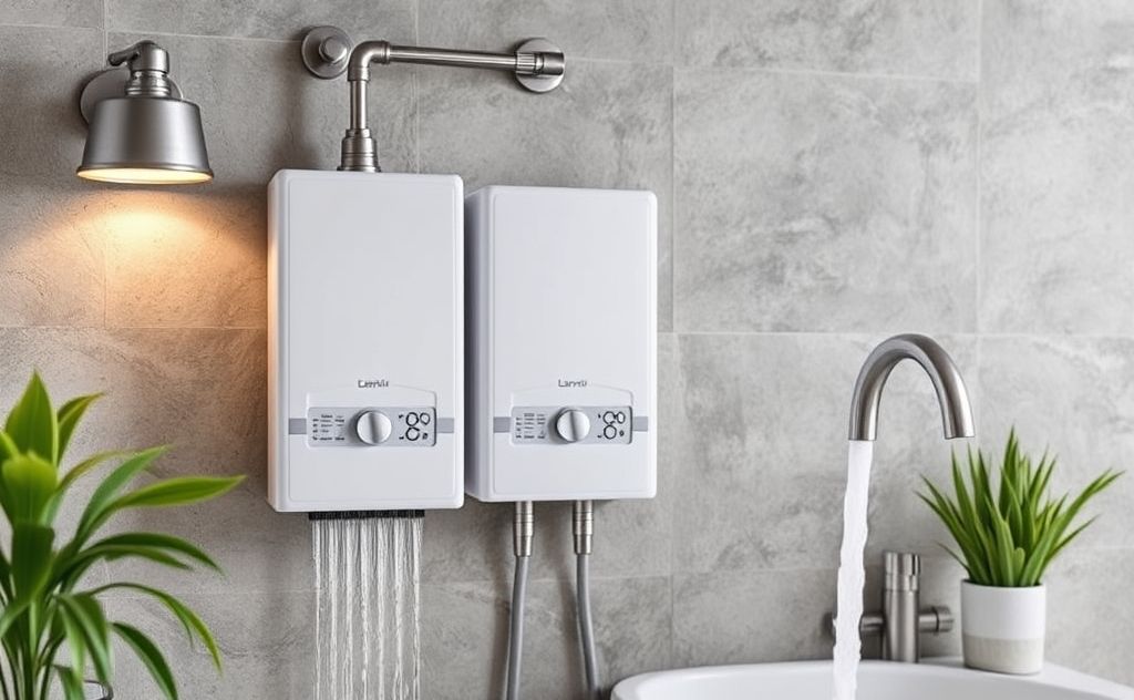 Tankless systems provide instant hot water access