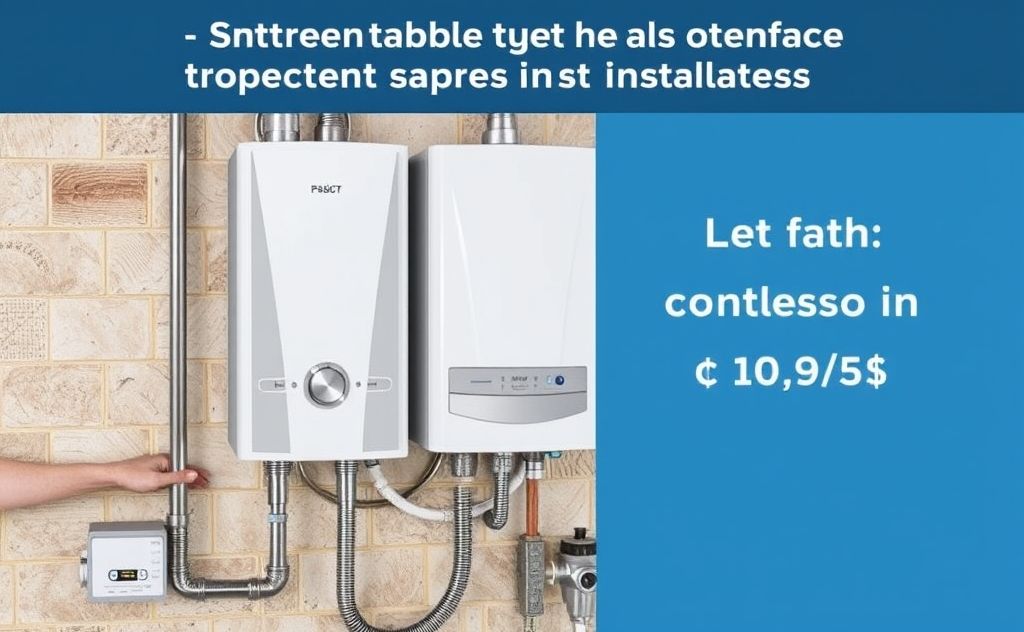 Tankless water heater average installation cost