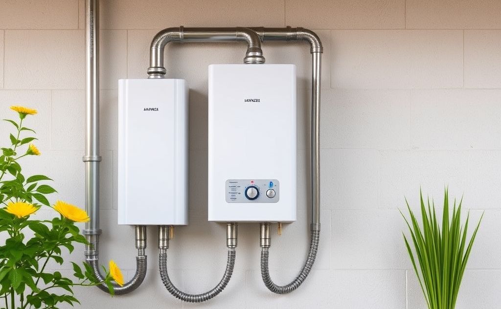 Tankless water heater for family of four needs