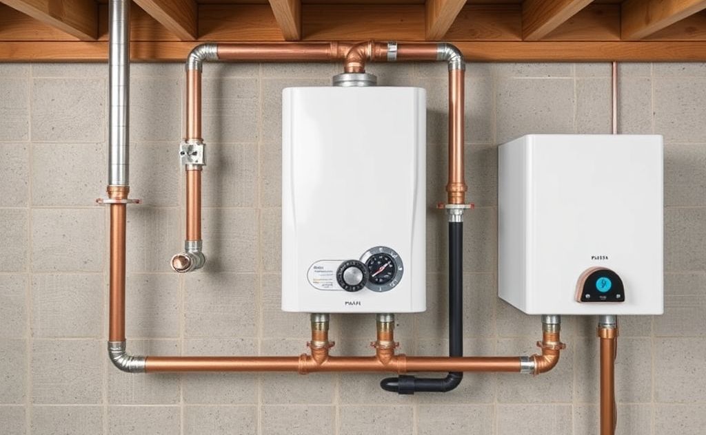 Tankless water heater piping and flow size guide