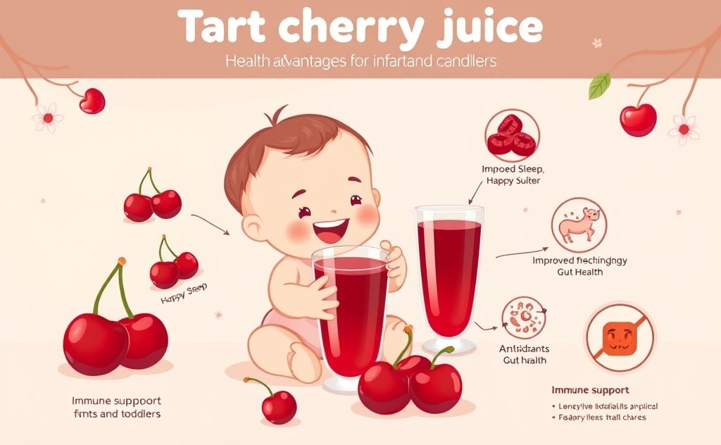 Tart cherry juice benefits for infants and toddlers