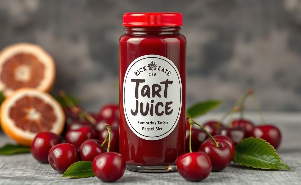 Tart cherry juice bold flavor profile rich taste