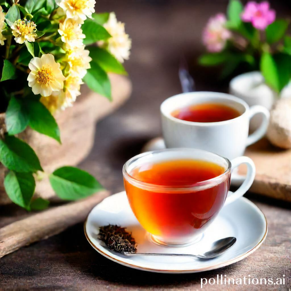 Tea improves lung health.