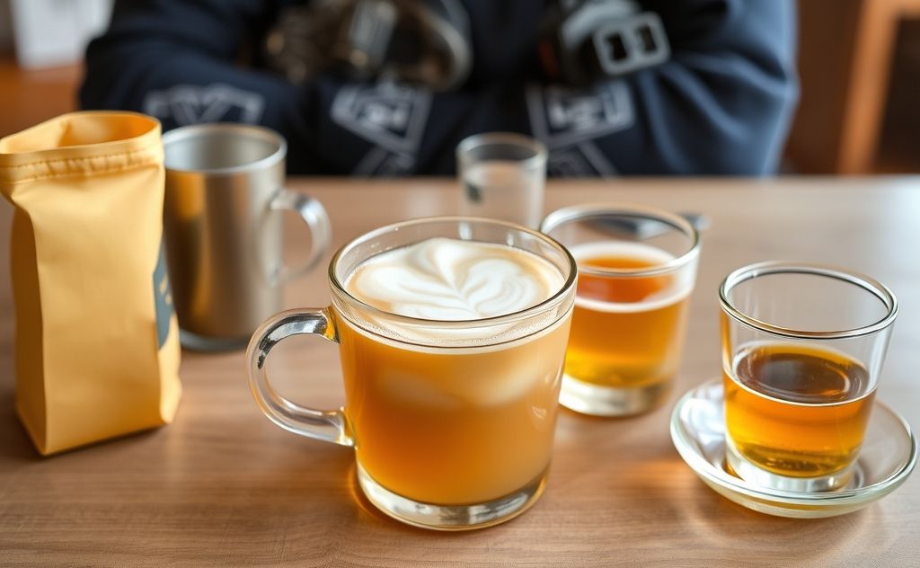 Tea as a playful twist on coffee culture
