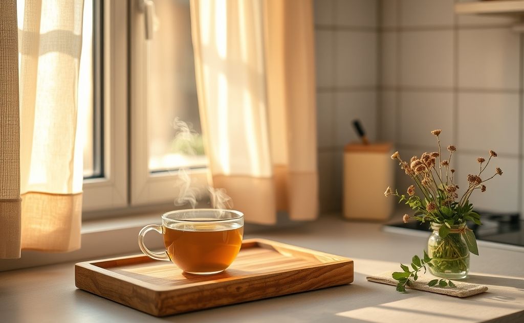 Tea for a fresh start in the morning routine