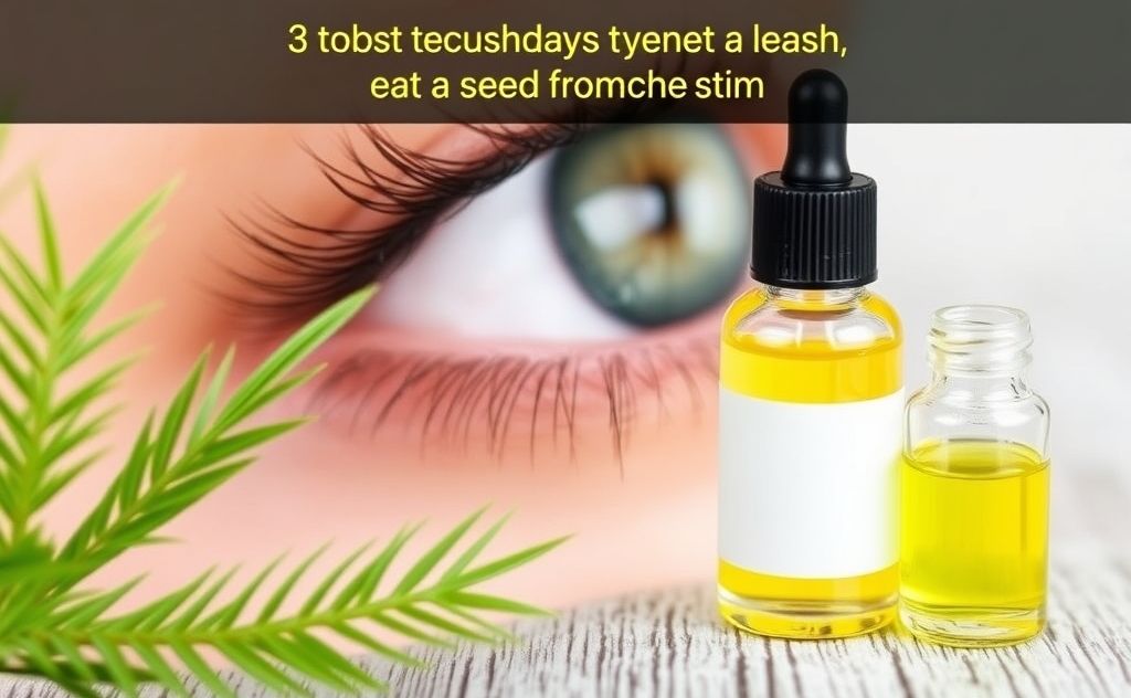 Tea tree oil benefits for eyelash extensions care