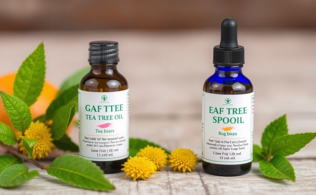 Tea tree oil soothing relief for bug bites