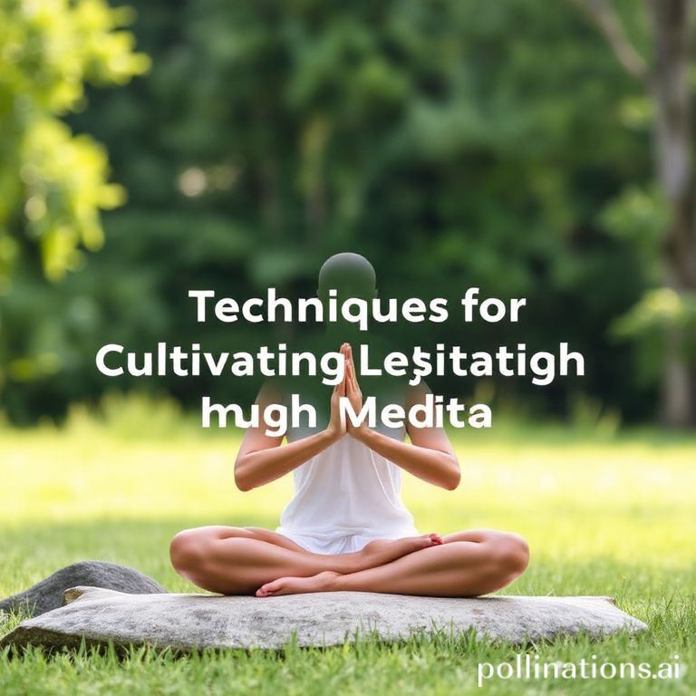 Techniques for Cultivating Levitation through Meditation.