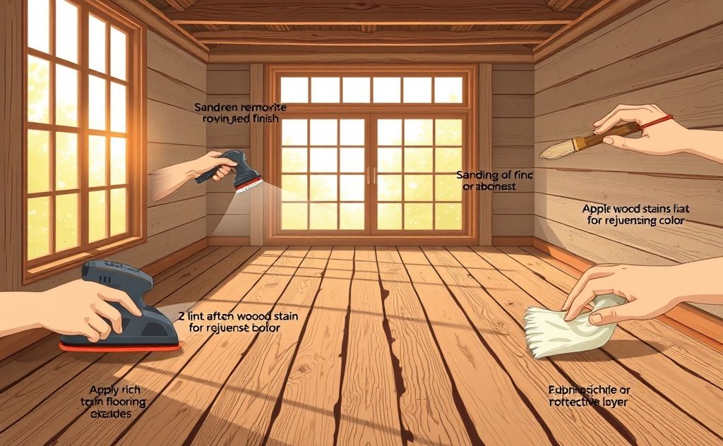 Techniques for Reviving Old Wooden Floors