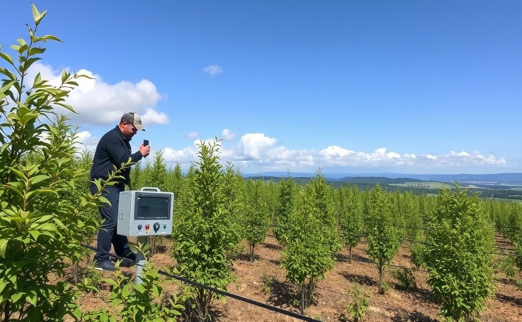 Technology for temperature control in reforestation