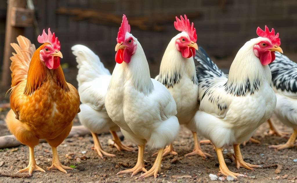 Tell chickens apart by unique traits and colors