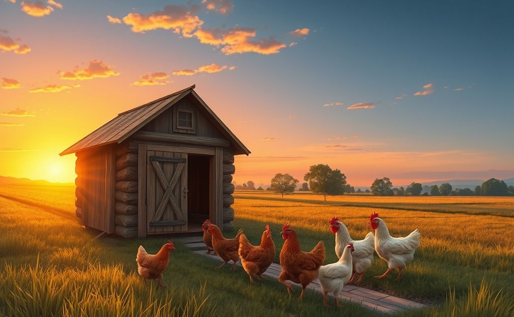 Temperature affects chicken coop timing