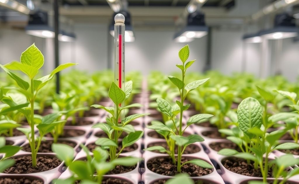Temperature affects plant growth stages significantly