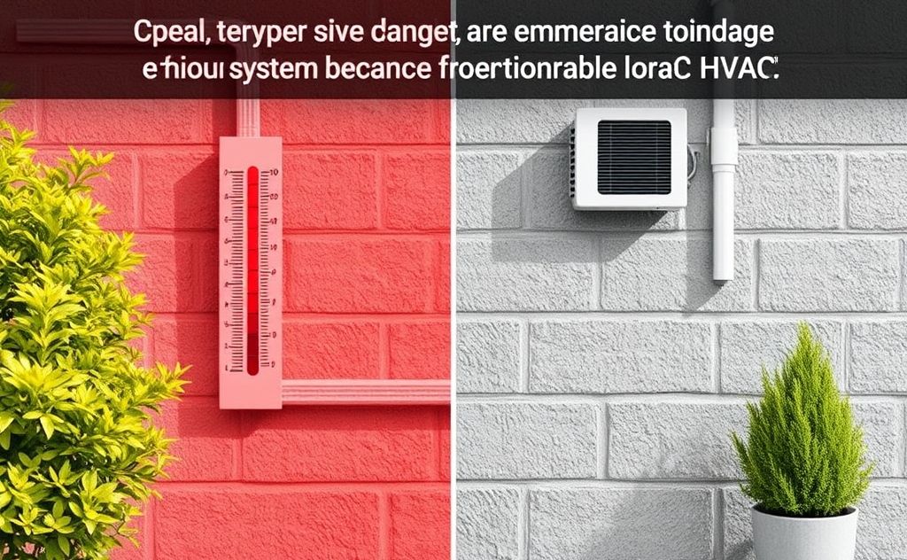 Temperature changes impact HVAC system efficiency