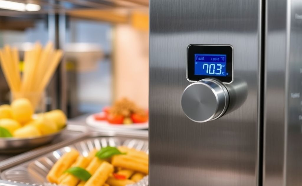 Temperature control ensures food safety and quality