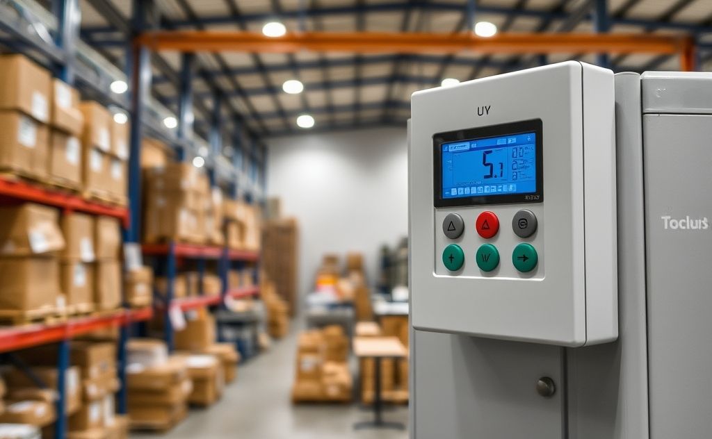 Temperature control in a warehouse setting