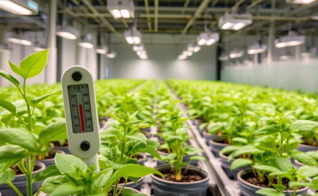 Temperature control methods for healthy plants
