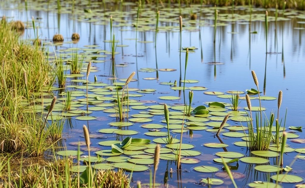 Temperature control strategies in wetland ecosystems