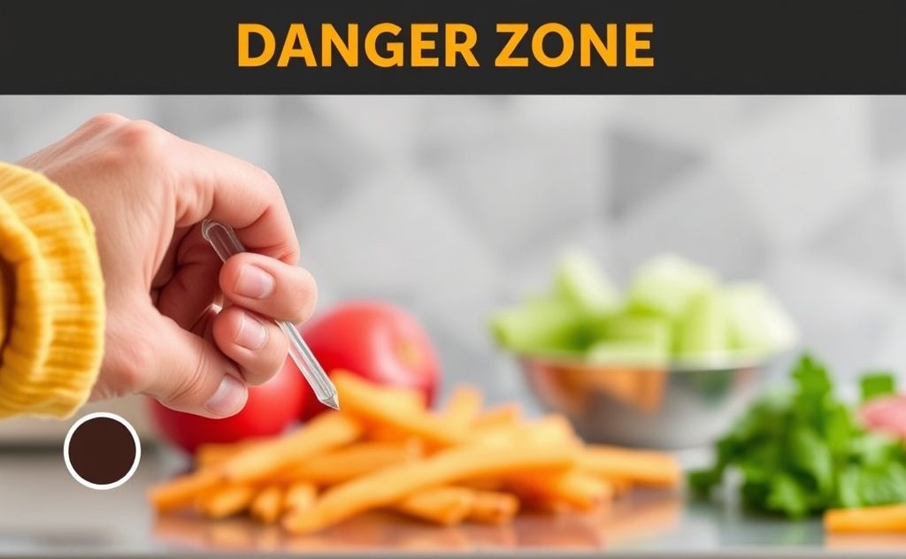 Temperature danger zone for safe food handling