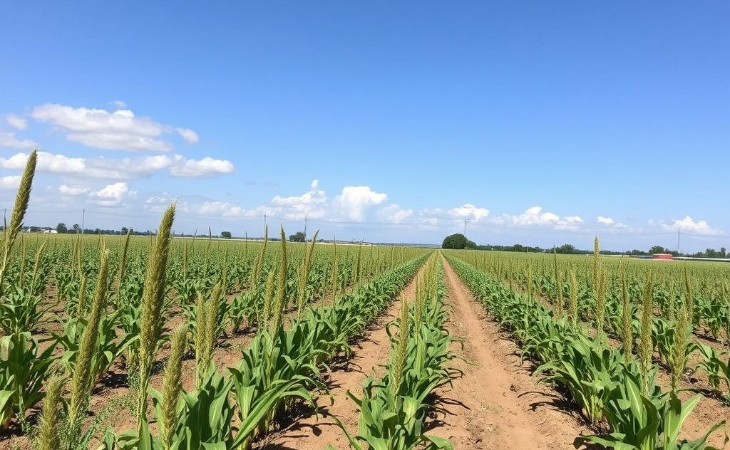 Temperature impact on crop growth and yields