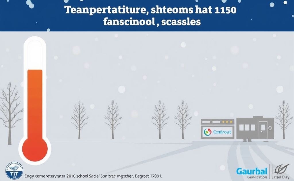 Temperature impact on school closures
