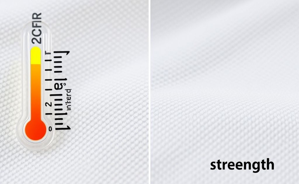 Temperature impact on textile durability and strength