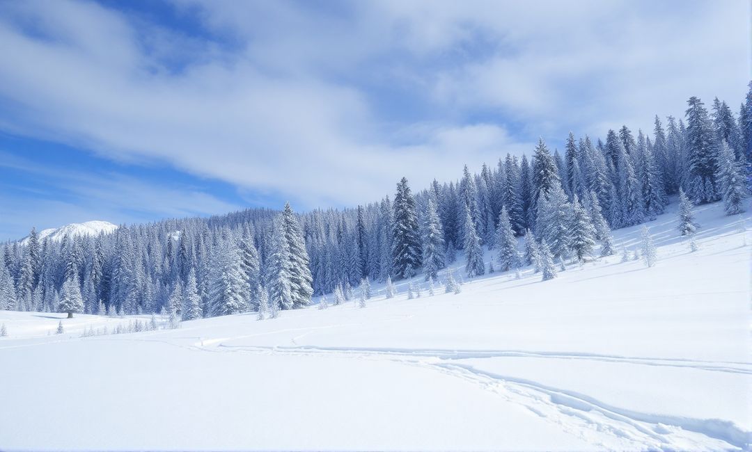 Temperature influence on snowpack levels