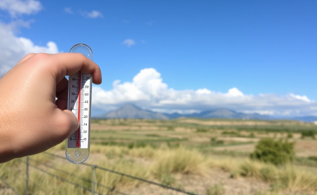 Temperature measurement in climate change impact