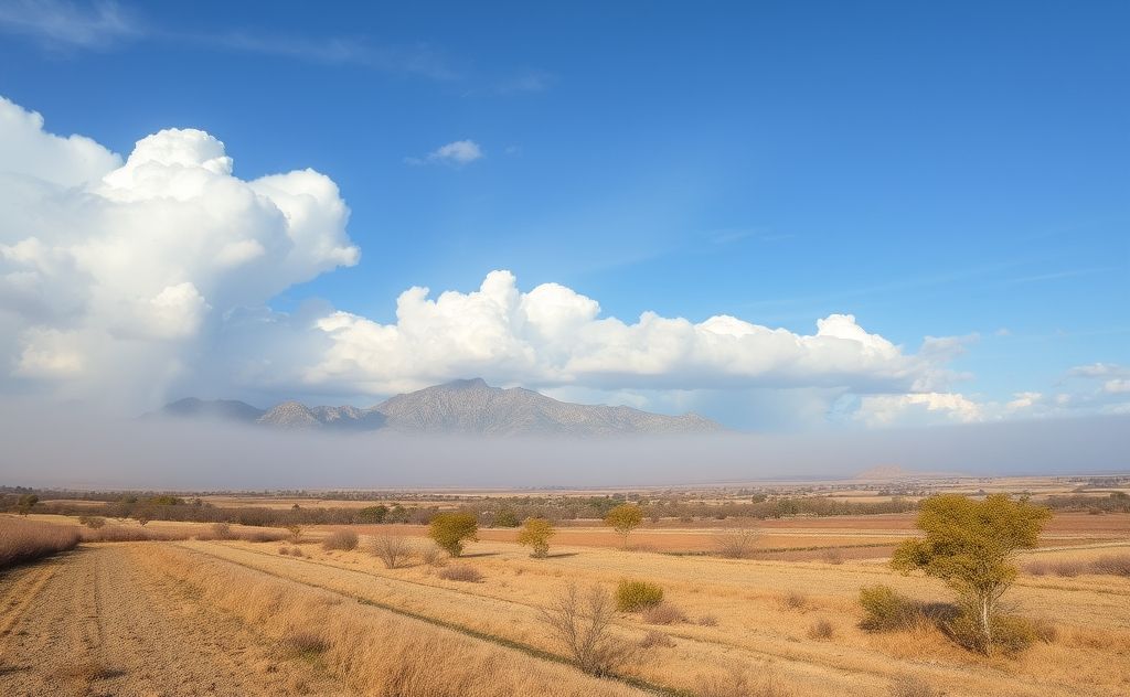 Temperature rise from climate change effects
