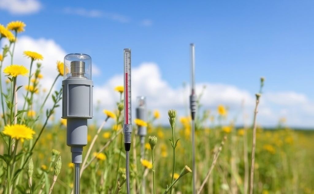 Temperature sensors for environmental monitoring