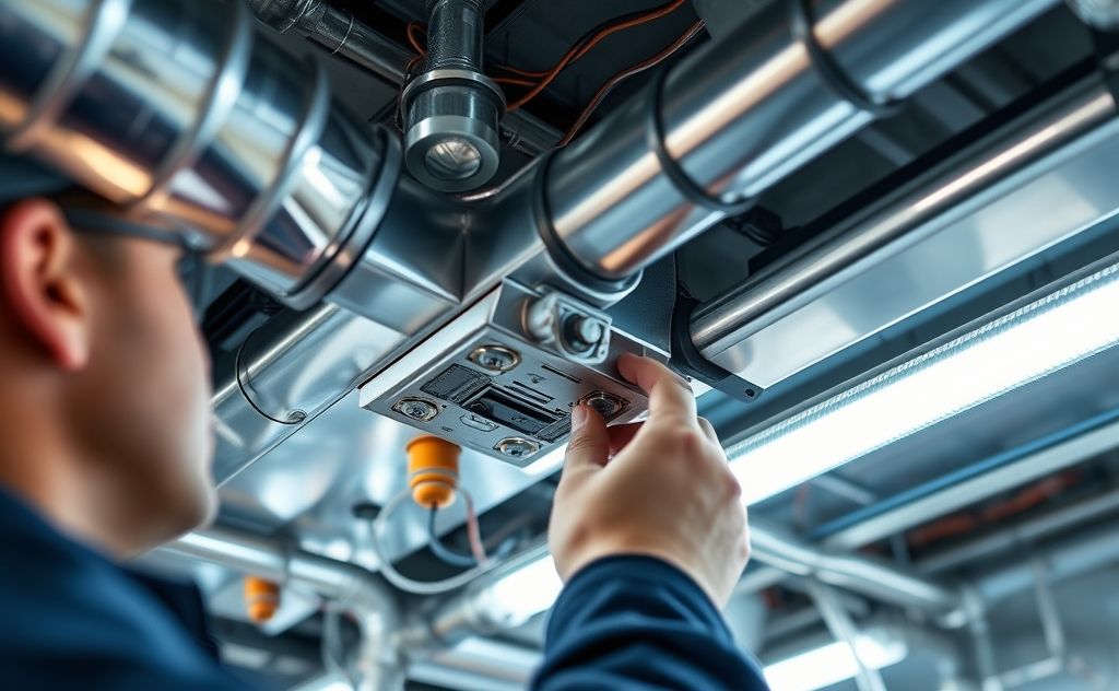Temperature sensors upkeep in HVAC systems