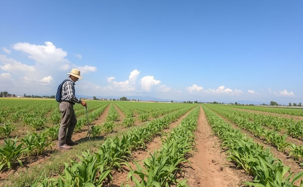Temperature's impact on crops and farming practices