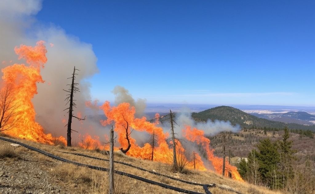 Temperature's role in shaping fire seasons