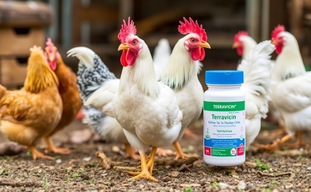 Terramycin options for chickens available online