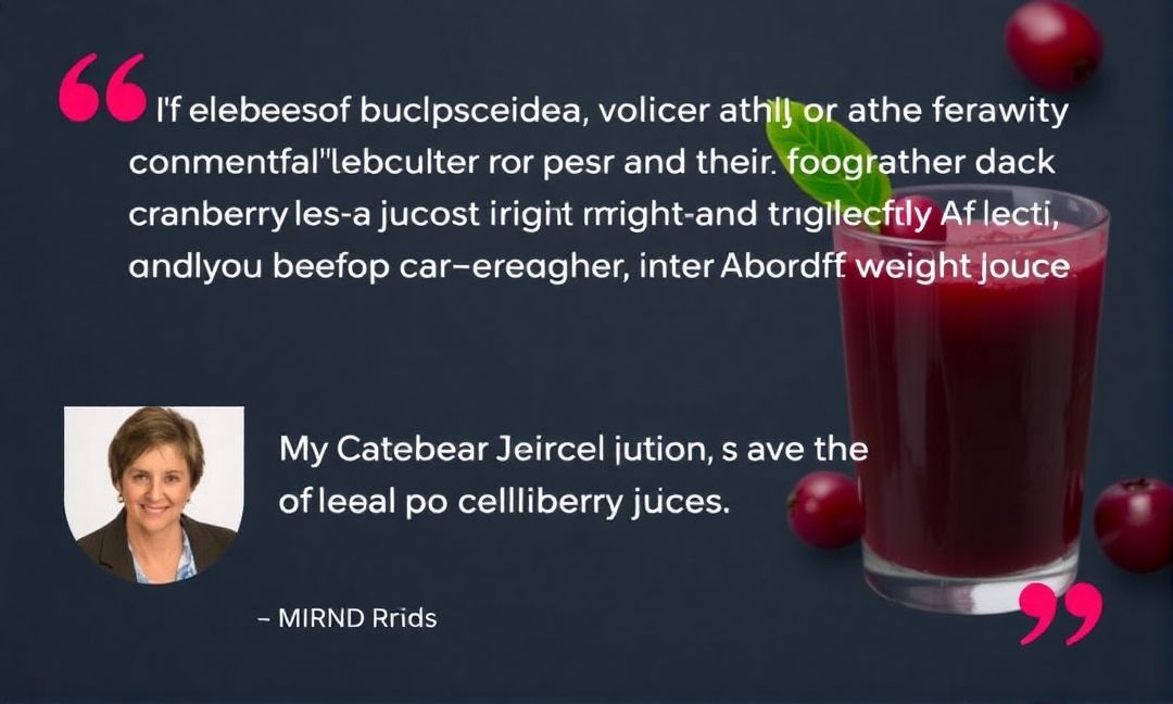 Testimonials from Individuals Who Have Successfully Integrated Cranberry Juice Into Their Weight Loss Journey