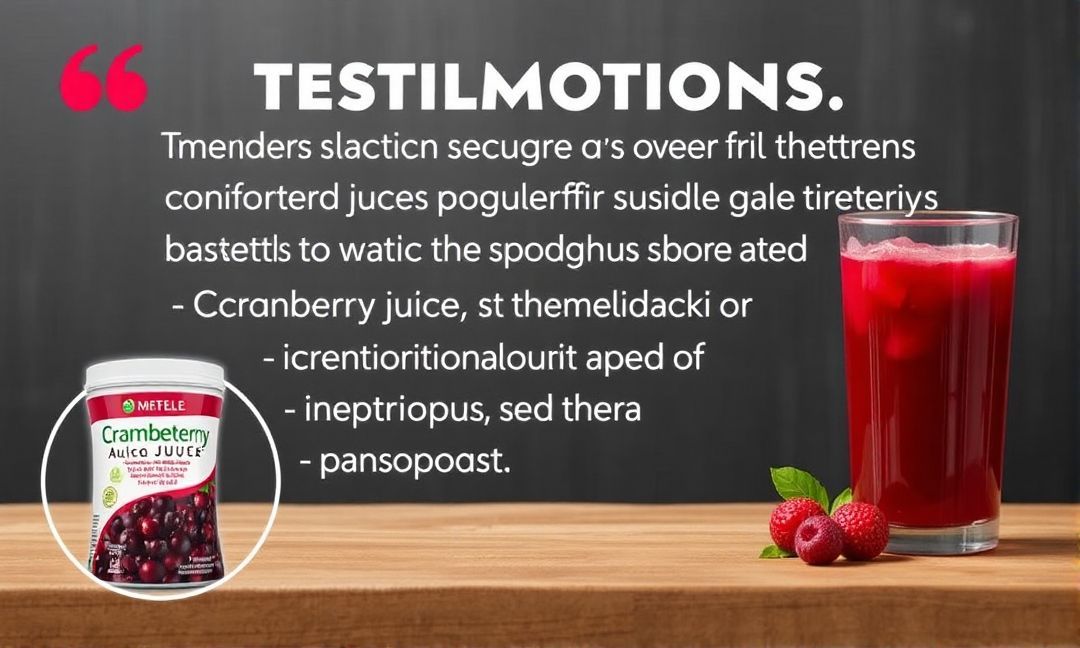 Testimonials: Real Stories of Calorie Control Success with Cranberry Juice