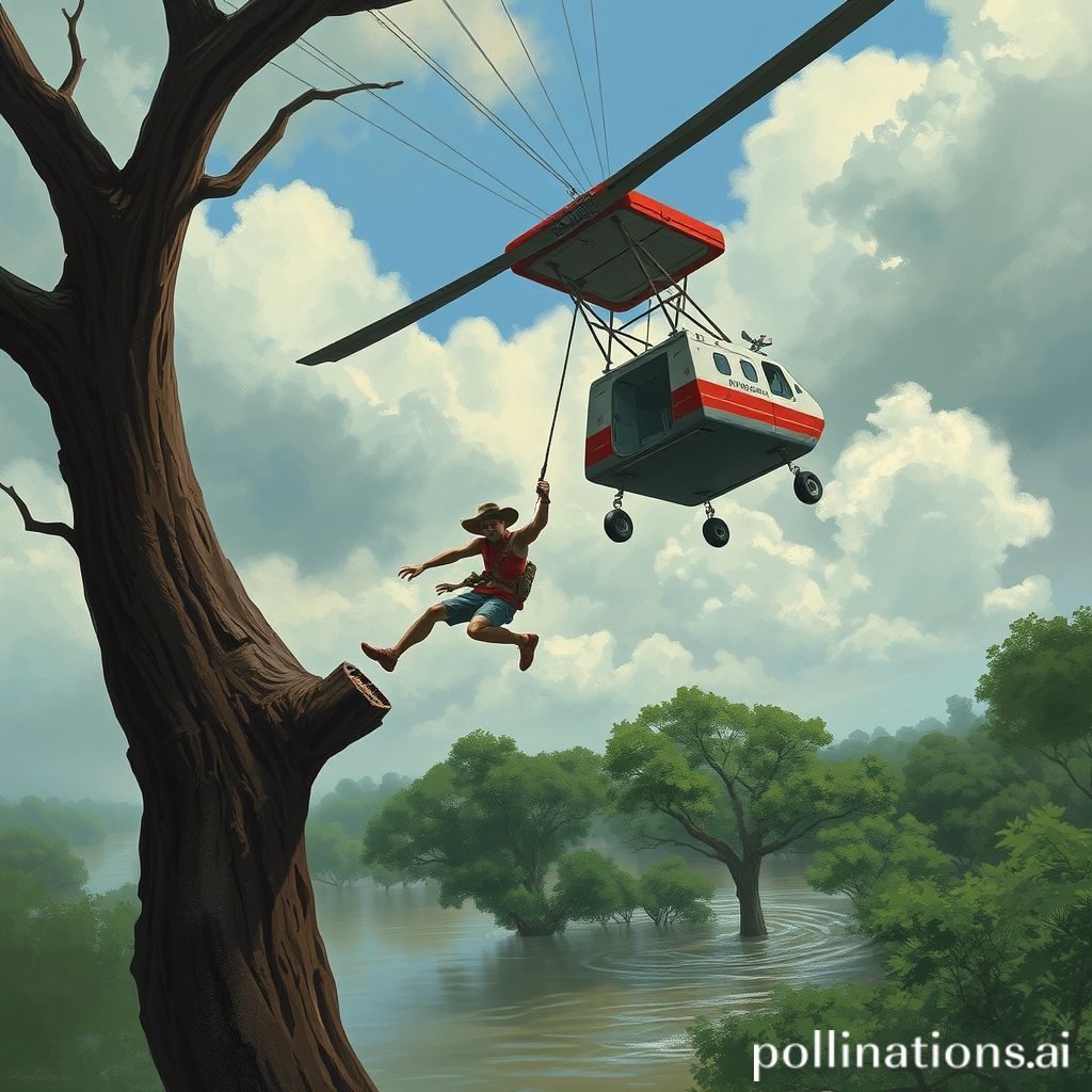 Texas flood victim clinging to tree is airlifted out of danger in dramatic rescue